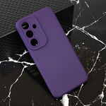 Silikonska maska / futrola Teracell Giulietta za Samsung S931 Galaxy S25 mat tamno ljubicasta.