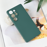 Maska / futrola Teracell Soft Velvet za Samsung S938 Galaxy S25 Ultra tamno zelena.