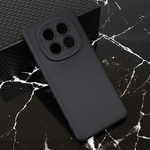 Silikonska maska / futrola Teracell Giulietta za Xiaomi Redmi Note 14 Pro Plus 5G mat crna.