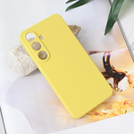 Maska / futrola Teracell Soft Velvet za Samsung S931 Galaxy S25 zuta.