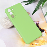 Maska / futrola Teracell Soft Velvet za Samsung G990 Galaxy S21 FE zelena.