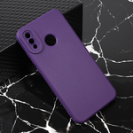 Silikonska maska / futrola Teracell Giulietta za Huawei P20 Lite mat tamno ljubicasta.