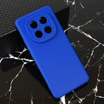 Silikonska maska / futrola Teracell Giulietta za Xiaomi Redmi Note 14 Pro Plus 5G mat plava.