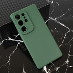 Silikonska maska / futrola Teracell Giulietta za Samsung S938 Galaxy S25 Ultra mat zelena.
