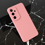Silikonska maska / futrola Teracell Giulietta za Samsung S721B Galaxy S24 FE mat tamno roze.