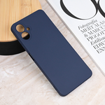 Silikonska maska / futrola Teracell Giulietta za Samsung A065F Galaxy A06 mat tamno plava.