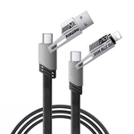 Data kabl REMAX RC-C189 65W Zinc Alloy Braided 4-in-1 Fast Charging, 1m.