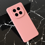 Silikonska maska / futrola Teracell Giulietta za Xiaomi Redmi Note 14 Pro Plus 5G mat tamno roze.