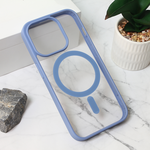 Maska / futrola Magsafe Frame Color za iPhone 15 Pro 6.1 plava.