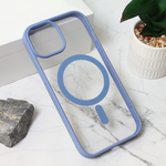 Maska / futrola Magsafe Frame Color za iPhone 15 6.1 plava.