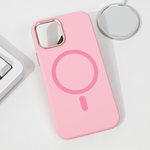 Maska / futrola Magsafe Pure Plus za iPhone 12 6.1 roze.