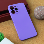 Silikonska maska / futrola Teracell Giulietta za Xiaomi Redmi 12 mat ljubicasta.