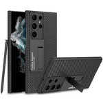 Maska / futrola Holster Carbon za Samsung Galaxy S23 Ultra crna.