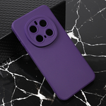 Silikonska maska / futrola Teracell Giulietta za Huawei Honor Magic 7 Pro mat tamno ljubicasta.