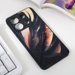 Maska / futrola Abstract za Xiaomi Redmi Note 13 Pro 5G crna.