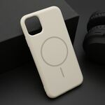 Maska / futrola JELLY MagSafe za iPhone 11 (6.1) titanijum (MS).