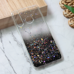 Silikonska maska / futrola Glitter za Huawei P30 Lite crna.