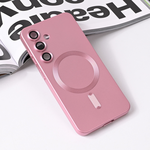 Maska / futrola Magsafe Chrome za Samsung S931 Galaxy S25 roze.