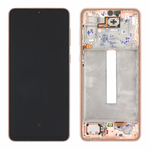 LCD displej za Samsung A336/Galaxy A33 5G + touchscreen + frame Awesome Pech/Gold Service Pack original/GH82-28143D.