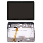 LCD displej za Samsung P5100/Galaxy Tab 2 10.1+touch screen crni+frame Service Pack original/GH97-13538B.
