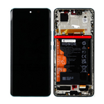 LCD displej za Huawei Honor 50 + touchscreen + baterija + frame Frost Crystal Service Pack original/02354GLX.