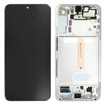 LCD displej za Samsung S906/Galaxy S22 Plus 5G + touchscreen + frame beli Service Pack original/GH82-27500B.