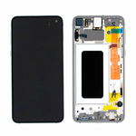 LCD displej za Samsung G970/Galaxy S10e + touchscreen + frame Prism beli Service Pack original/GH82-18852B.