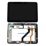 LCD displej za Samsung P7300/Galaxy TAB 8.9+touch screen crni+frame Service Pack original - polovno.