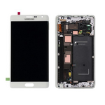 LCD displej za Samsung N915FY Galaxy Note Edge+touch screen+frame beli Service Pack original.