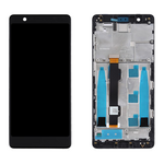 LCD displej za Nokia 5.1 + touchscreen + frame crni Service Pack original/20CO20W0001.