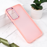 Maska / futrola Shining Camera za Samsung A566 Galaxy A56 5G roze.