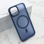 Maska / futrola SILKY MAGSAFE II za iPhone 14 (6.1) plava (MS).