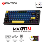 Tastatura Mehanicka Gaming Fantech MK910 RGB Vibe Maxfit 81 Grand Cobalt Wireless (Yellow switch).