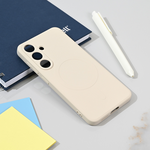 Silikonska maska / futrola Teracell Giulietta Magsafe za Samsung S931 Galaxy S25 bela.