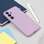 Silikonska maska / futrola Teracell Giulietta Magsafe za Samsung S936 Galaxy S25 Plus ljubicasta.