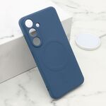 Maska / futrola VELVET TOUCH MagSafe za Samsung S931 Galaxy S25 5G plava (MS).