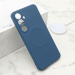 Maska / futrola VELVET TOUCH MagSafe za Samsung S721B Galaxy S24 FE plava (MS).