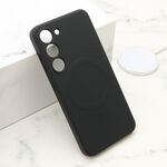 Maska / futrola VELVET TOUCH MagSafe za Samsung S911B Galaxy S23 crna (MS).