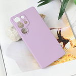 Maska / futrola Teracell Soft Velvet za Samsung S938 Galaxy S25 Ultra ljubicasta.