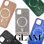 Maska / futrola Magsafe Glam za iPhone 13 Pro Max 6.7 srebrna.