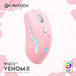 Mis Wireless Gaming Fantech WGC2+ Venom II Sakura.