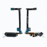 Flet za Samsung N910 Galaxy Note 4 sa home tasterom+Senzor otiska prsta za crni.