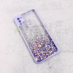 Maska / futrola Frame Glitter za Samsung A217F Galaxy A21s ljubicasta.