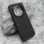 Silikonska maska / futrola BRUSHED za Xiaomi Redmi Note 14 Pro 4G crna (MS).