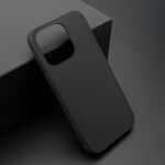 Maska / futrola ultra tanka KOLOR za iPhone 14 Pro crna (MS).