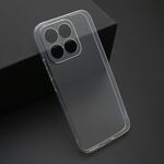 Silikonska maska / futrola ultra tanka PROTECT silikon za Huawei Honor X8c providna (bela) (MS).