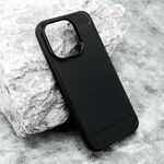 Silikonska maska / futrola BRUSHED za iPhone 15 Pro (6.1) crna (MS).
