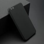 Maska / futrola ultra tanka KOLOR za Iphone 6G/6S crna (MS).