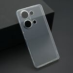 Silikonska maska / futrola ultra tanka PROTECT silikon za Xiaomi Redmi Note 13 Pro 4G providna (bela) (MS).