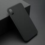 Maska / futrola ultra tanka KOLOR za iPhone XS Max crna (MS).